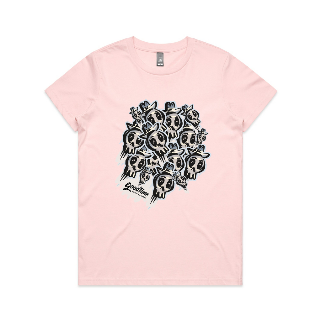 Womans Pink Goodtime Music Academy Tees